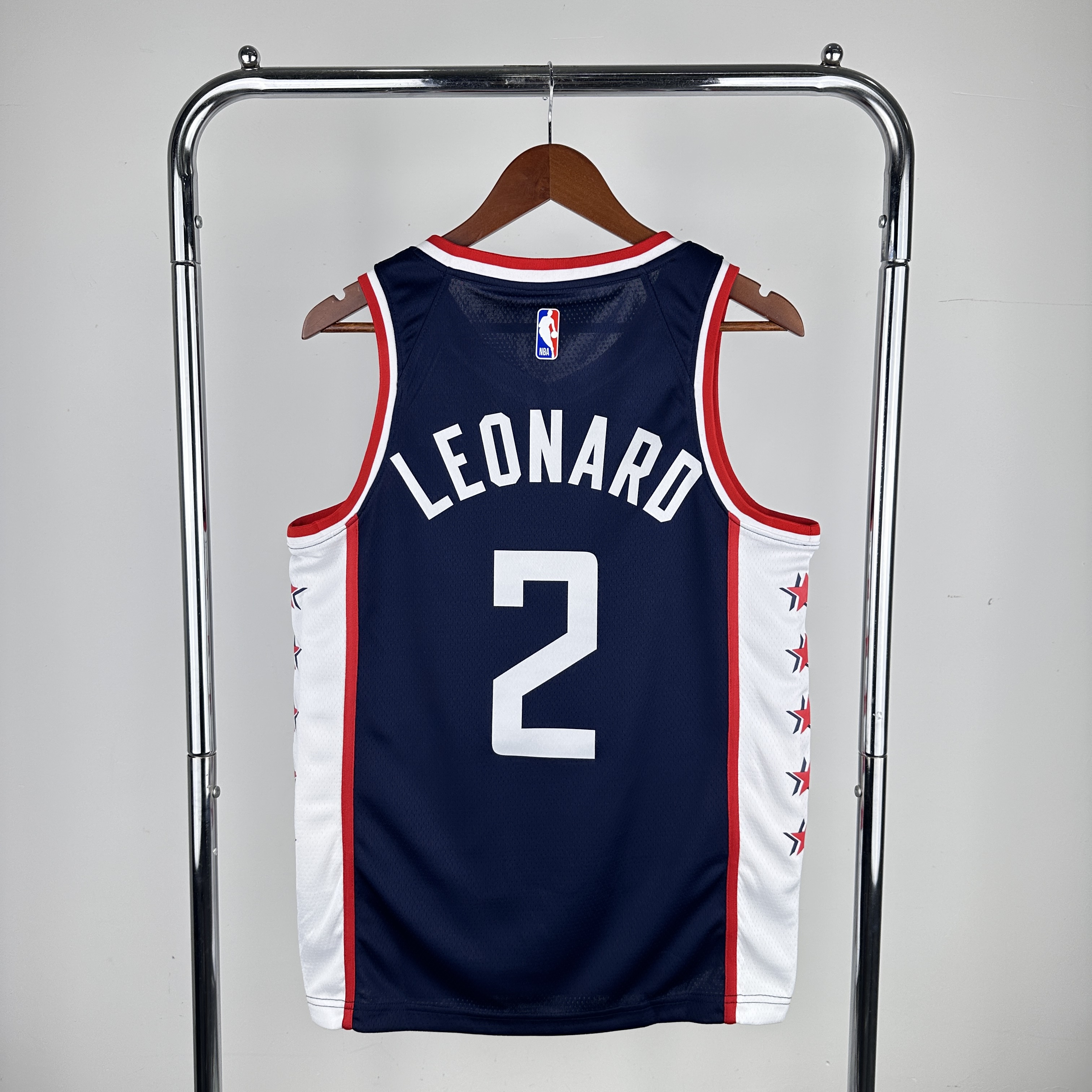 Men Los Angeles Clippers #2 Leonard Blue City Edition Nike 2024 NBA Jersey->los angeles clippers->NBA Jersey